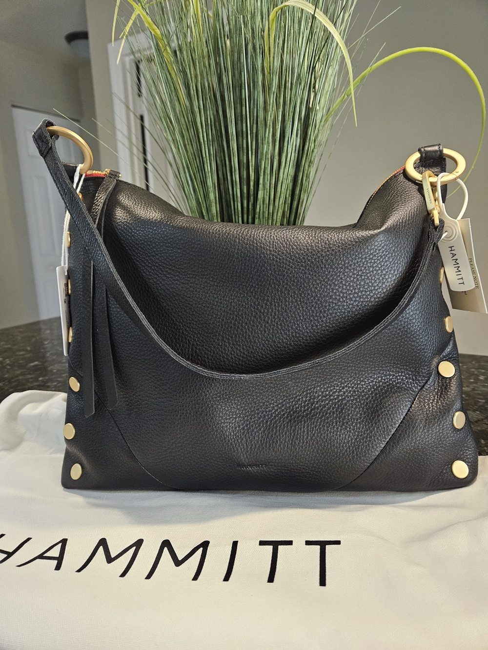 Brand New Large Kyle Hammitt Handbag With Brushed Gold Hardware - Picture 2 of 5